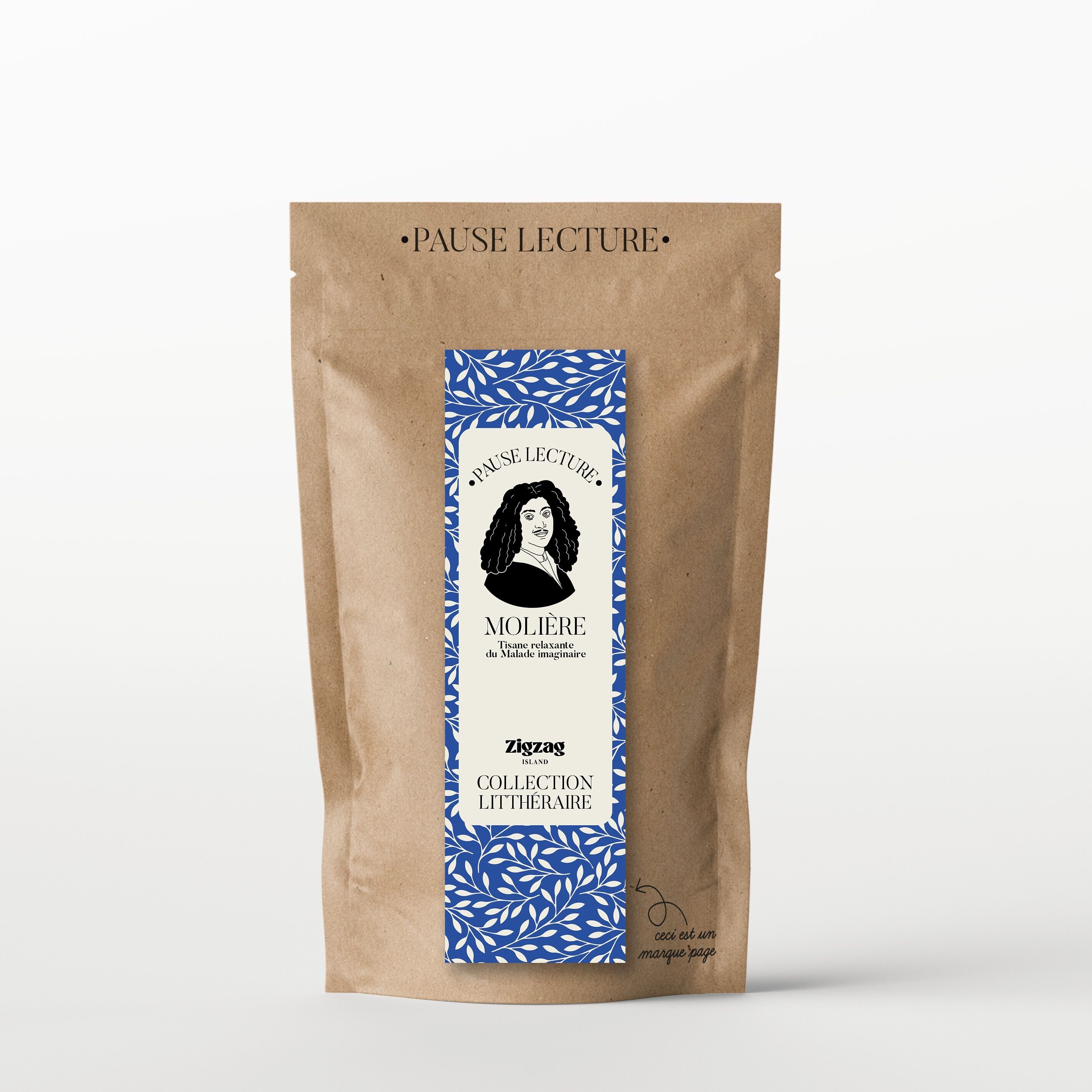 LESEPAUSE MOLIÈRE TISANE DER IMAGINÄRE KRANKE UND SEIN LESEZEICHEN