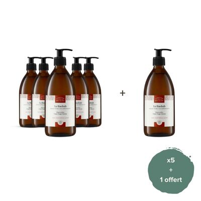 Set of 5 + 1 free - ORGANIC Baobab Oil - 500ml