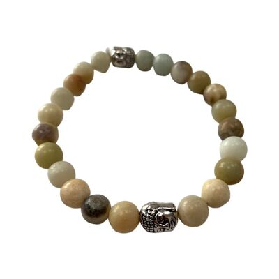 Bracelets en cristal de Bouddha - Amazonite