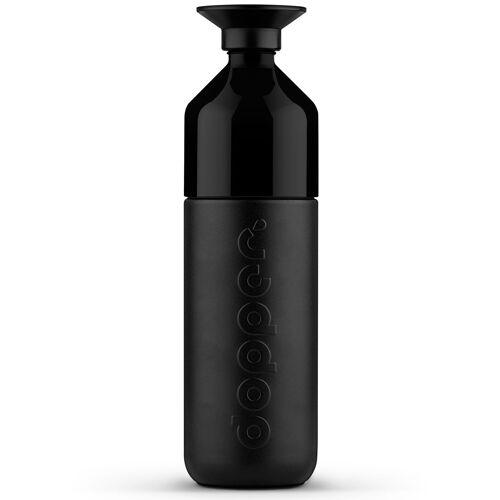 Dopper Insulated Thermos Bottle Blazing Black 1 L