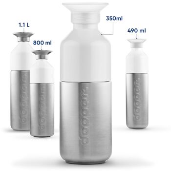 Bouteille d'eau en acier Dopper 350 ml 2