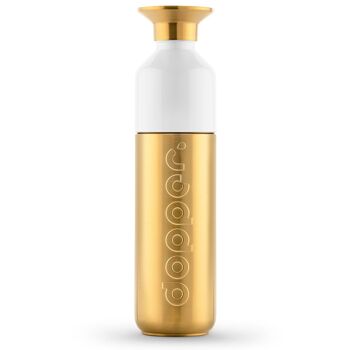 Bouteille d'eau en acier Dopper édition limitée or 490 ml 1