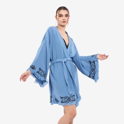 Kimono Forever Short-Blu