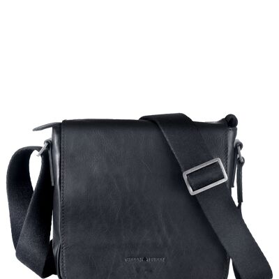 Pure Black Shoulder Bag Square II 1108-20