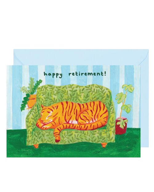 O-CR0001 Tiger Retirement card
