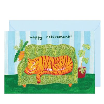 O-CR0001 Tiger Retirement card