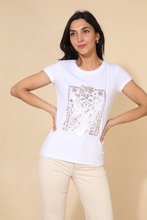 T-shirt coton Look for luck