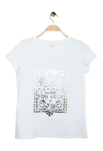 T-shirt coton Look for luck 5
