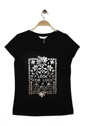 T-shirt coton Look for luck 8