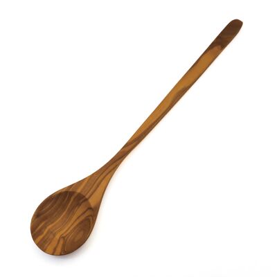 Filigree spoon 30 cm fine flat light made of olive wood