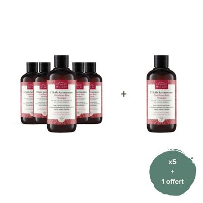 Set di 5 + 1 omaggio - Olio saponato BIOLOGICO - Rosa di anguria - 250 ml