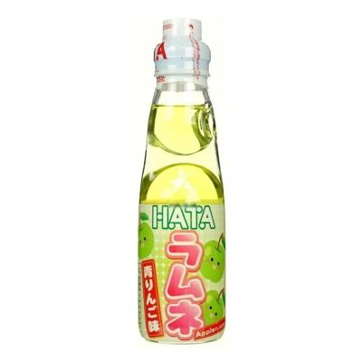 Ramune Japanese lemonade - green apple 200ml (HATAKOSEN)