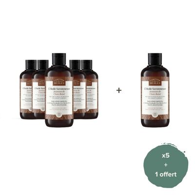 Set of 5 + 1 free - ORGANIC Soapy Oil - Woody Anise - 250ml