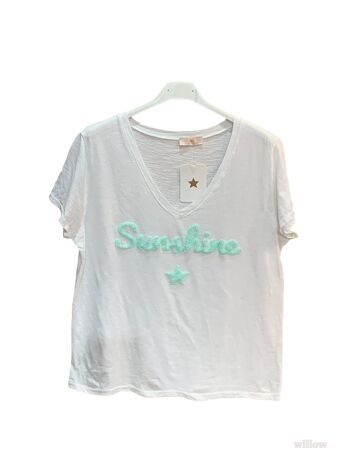 T-shirt Sunshine brodé 1