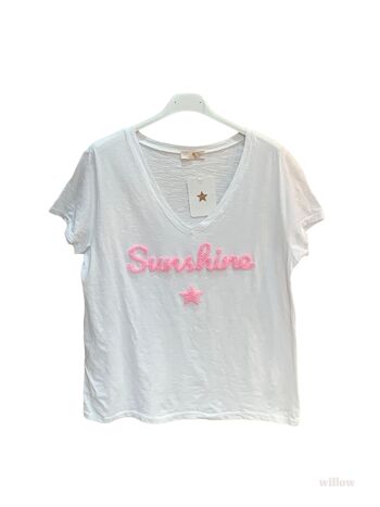 T-shirt Sunshine brodé 4