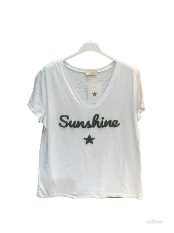 T-shirt Sunshine brodé 5