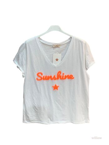 T-shirt Sunshine brodé 6