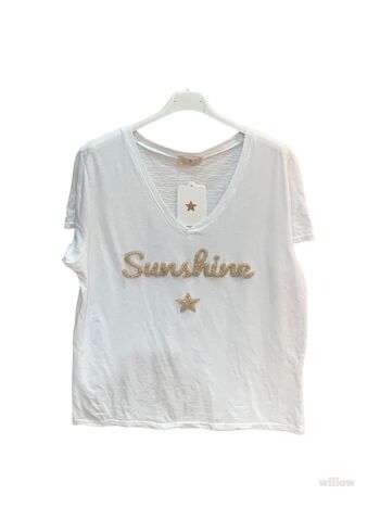 T-shirt Sunshine brodé 7
