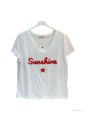 T-shirt Sunshine brodé 8
