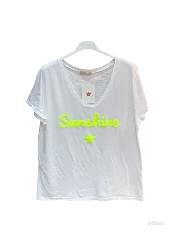 T-shirt Sunshine brodé 10