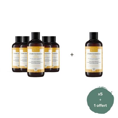 Set of 5 + 1 free - ORGANIC Soapy Oil - Yuzu Vitaminé - 250ml