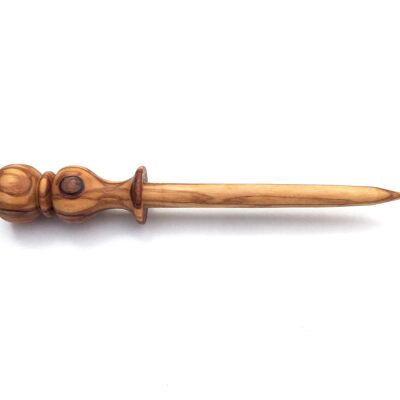 Hairpin hair stick, hair accessory made of olive wood