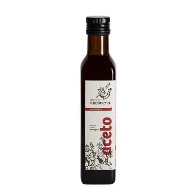 Vinaigre de vin rouge biologique issu du raisin Nero d'Avola