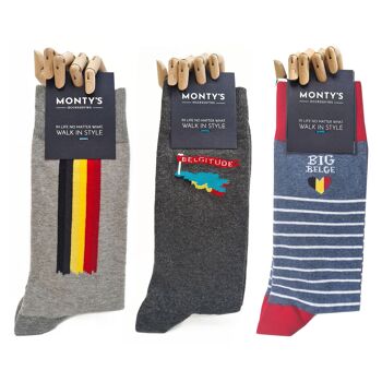 Coffret chaussettes homme - Belgium Love 1