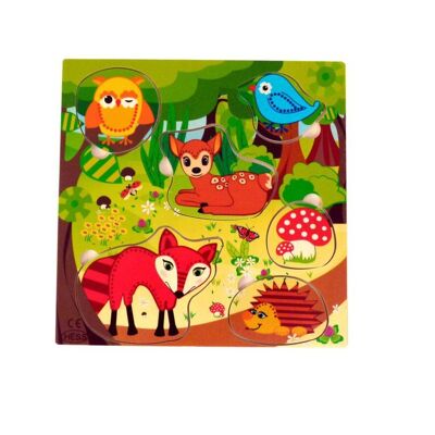 Forest animals puzzle