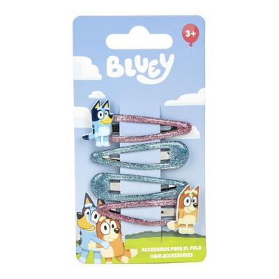 HAIR ACCESSORIES CLIPS 4 PIECES BLUEY - 2500002771