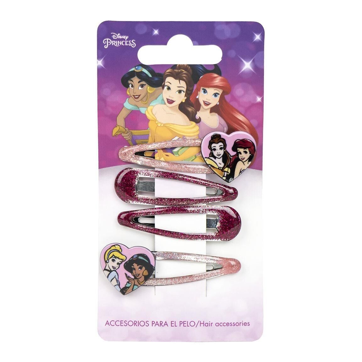 ACCESSOIRES POUR CHEVEUX PINCES 4 PIÈCES PRINCESSE - 2500002974
