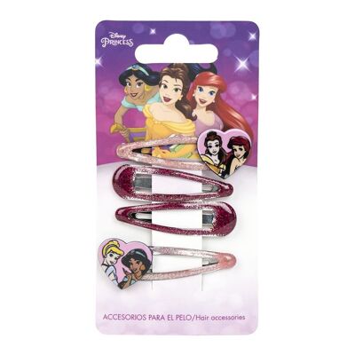 HAIR ACCESSORIES CLIPS 4 PIECES PRINCESS - 2500002974