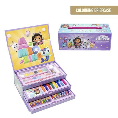 GABBY'S DOLLHOUSE BRIEFCASE COLORABLE SET - 2700000829