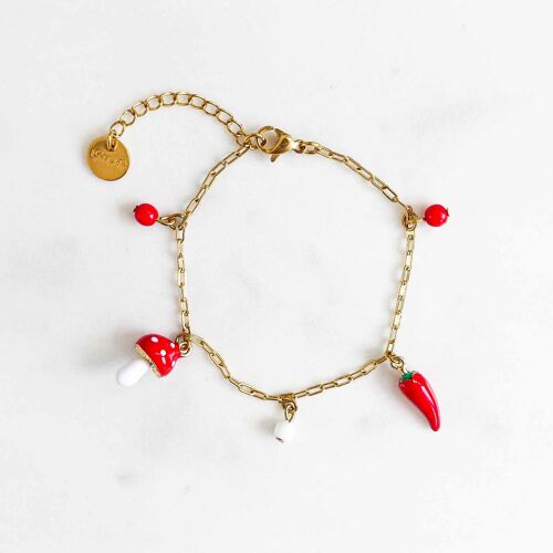 Bracelet charms Sophie Rouge