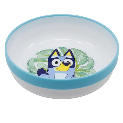 Stor premium non-slip bowl two-tone bluey