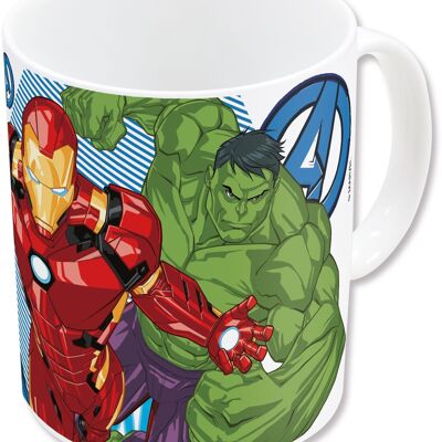 Stor taza ceramica sublimacion 325 ml avengers group blue lets go