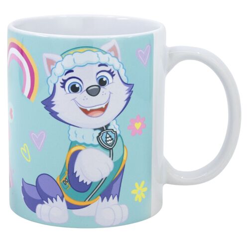 Stor taza ceramica sublimacion 325 ml paw patrol girl butterfly beats