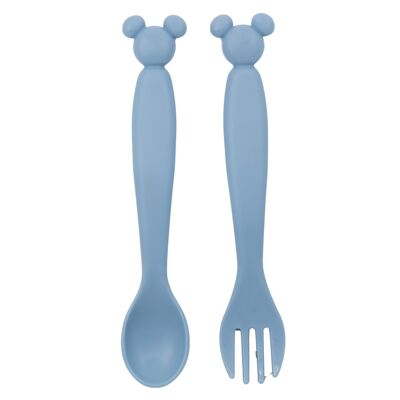 Stor cutlery set pp mickey mouse baby shape