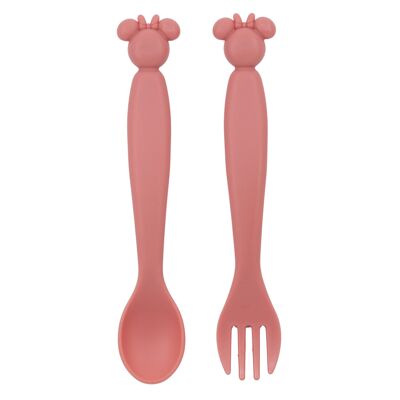 Stor cutlery set pp shape minnie mouse baby
