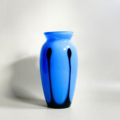 Vase bleue inspiration Murano