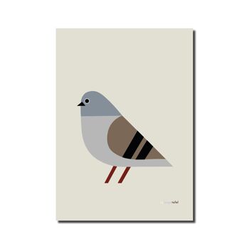 Imprimer Pigeon A4 1