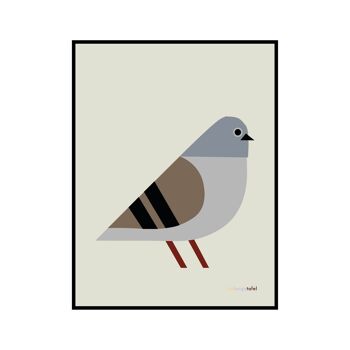 Imprimer Pigeon A4 2