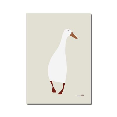 Print Indian Runner Duck A4