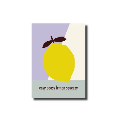 Postcard Lemon