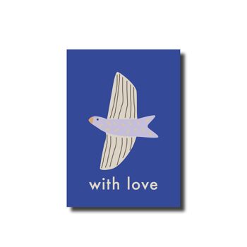 Carte postale Avec amour 1