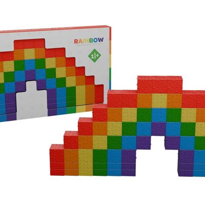 #1 – Rainbow Ultimate Set – 78 blocchi magnetici da costruzione
