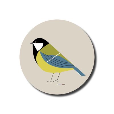 Great tit wall circle