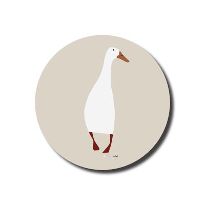 Wall circle Indian Runner Duck