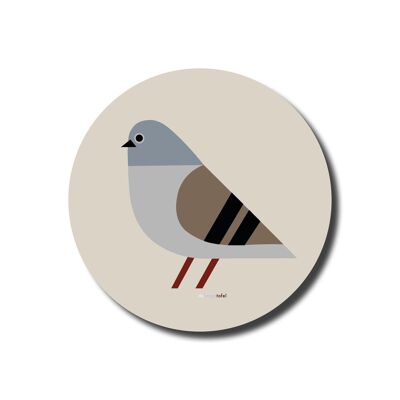 Cercle mural Pigeon