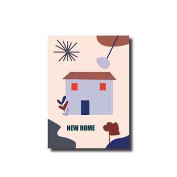 Carte postale nouvelle maison 1